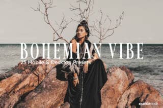 25 Bohemian Vibe Lightroom Presets and LUTs
