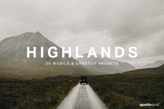 25 Highlands Lightroom Presets and LUTs
