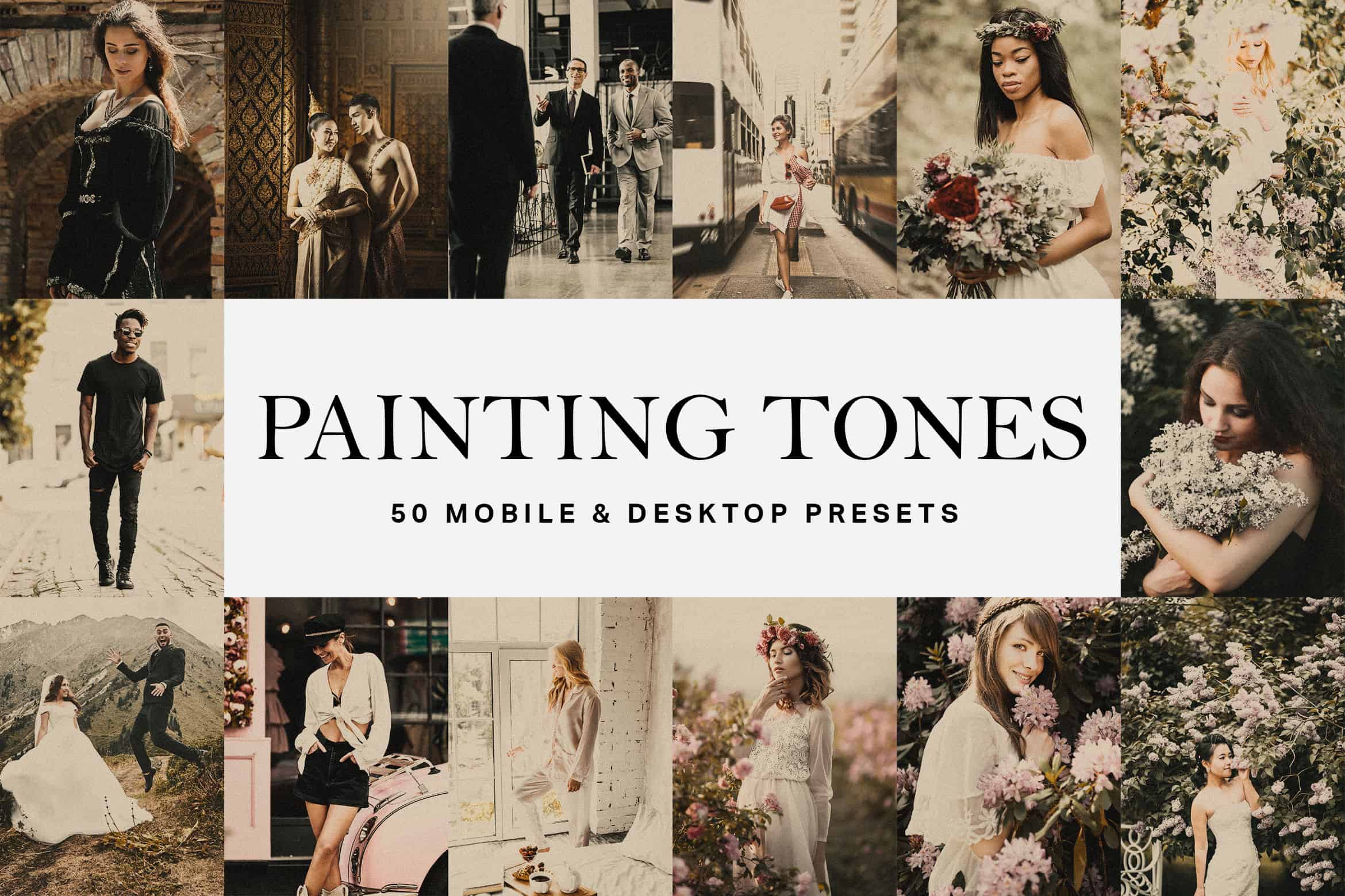 50 Painting Tones Lightroom Presets and LUTs