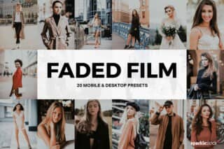 20 Faded Film Lightroom Presets and LUTs