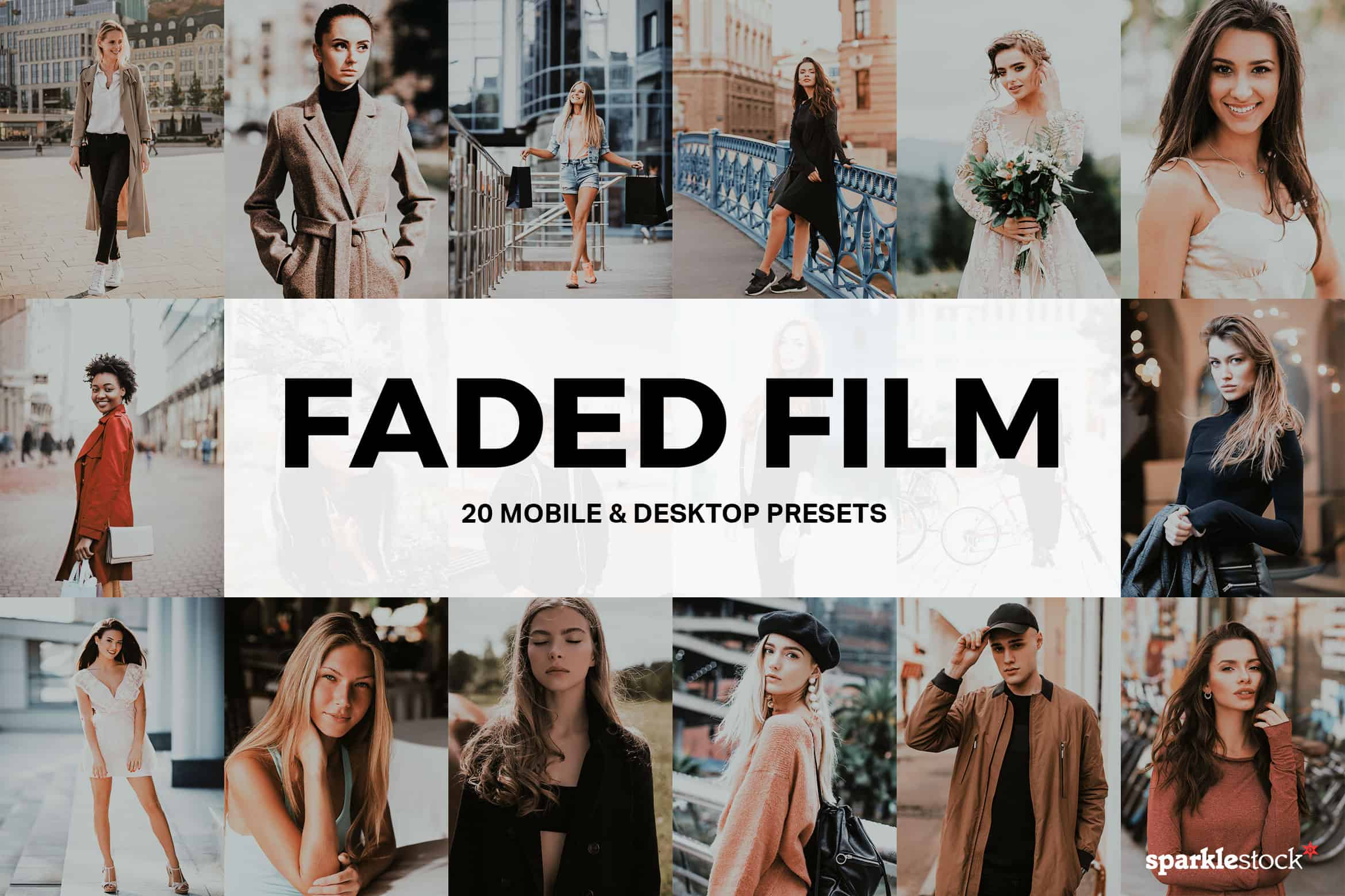 20 Faded Film Lightroom Presets and LUTs