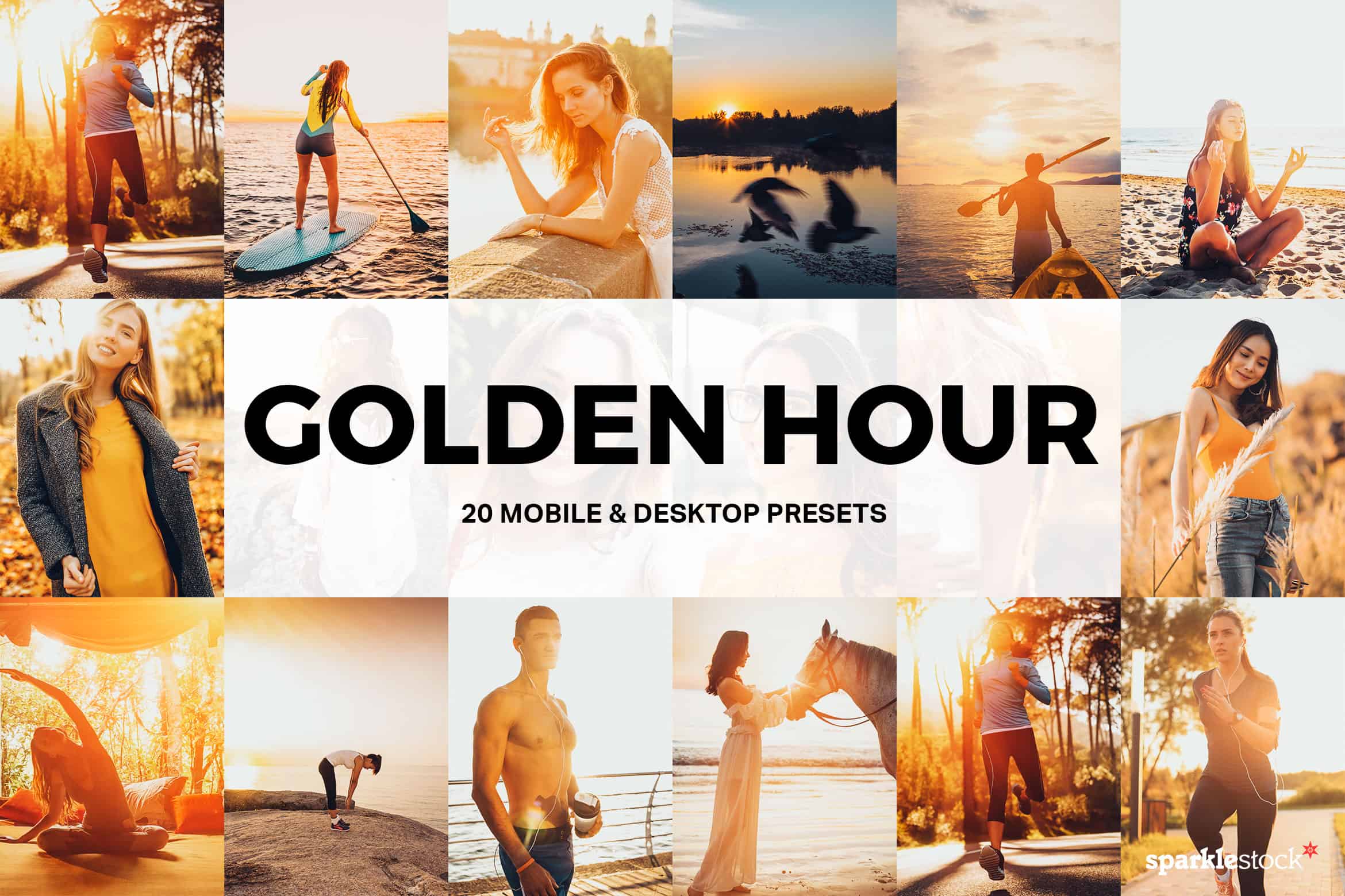 20 Golden Hour Lightroom Presets and LUTs