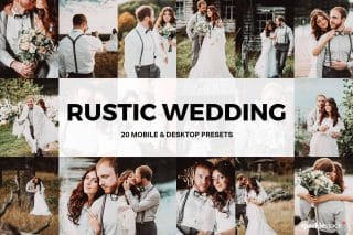 20 Rustic Wedding Lightroom Presets and LUTs