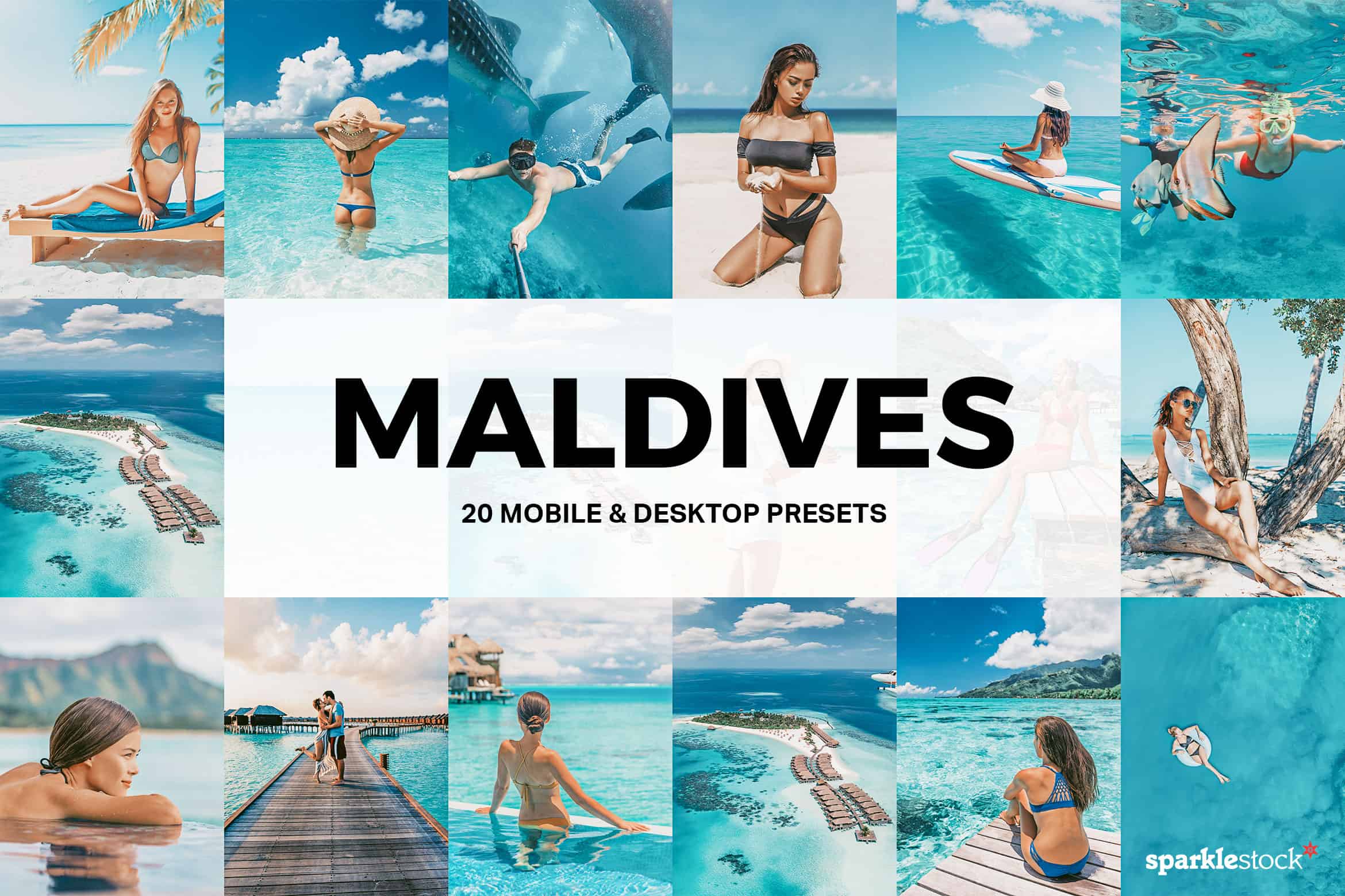 20 Maldives Lightroom Presets and LUTs