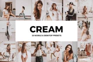 20 Cream Lightroom Presets and LUTs