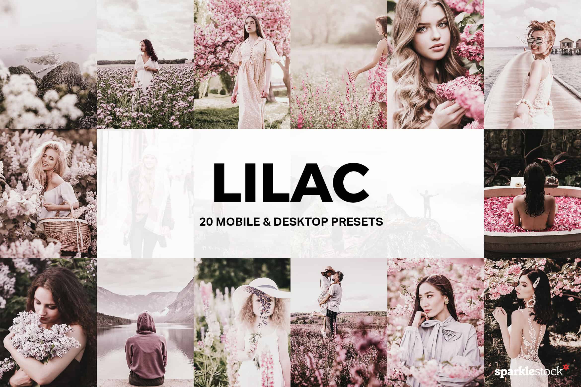 20 Lilac Lightroom Presets and LUTs