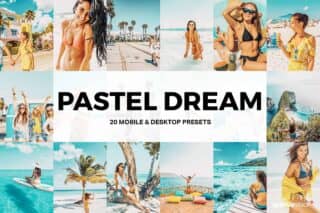 20 Pastel Dream Lightroom Presets and LUTs