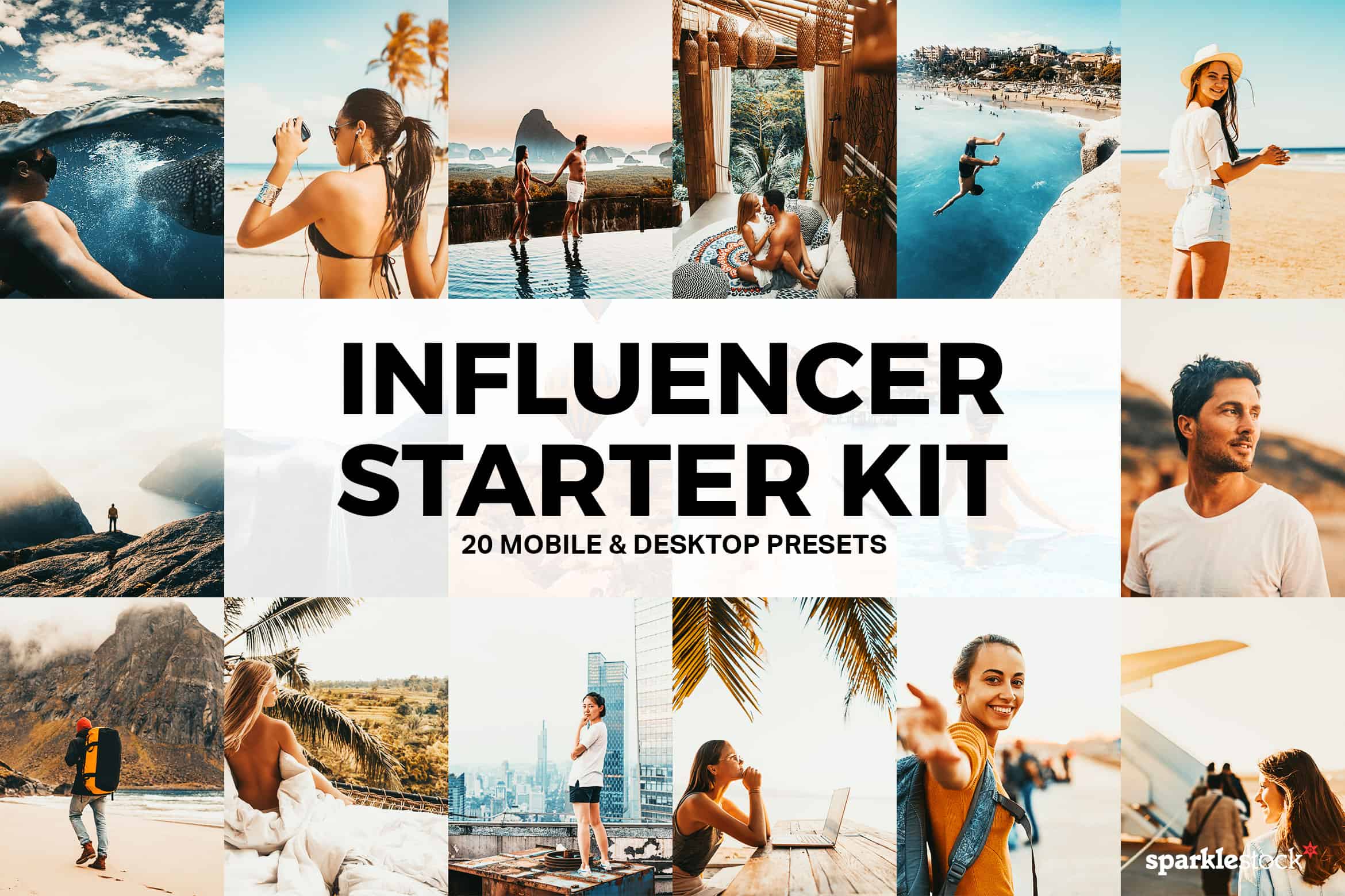 Travel Influencer Starter Kit – 20 Lightroom Presets and LUTs