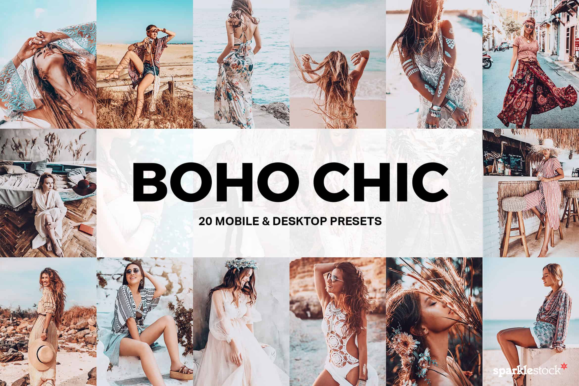 20 Boho Chic Lightroom Presets and LUTs