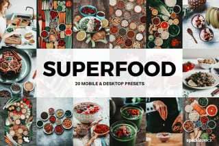20 Superfood Lightroom Presets and LUTs