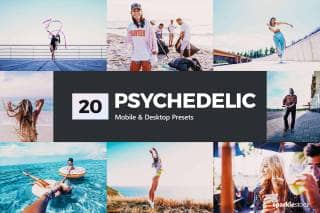 20 Psychedelic Lightroom Presets and LUTs