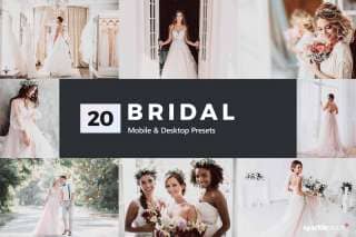 20 Bridal Lightroom Presets and LUTs