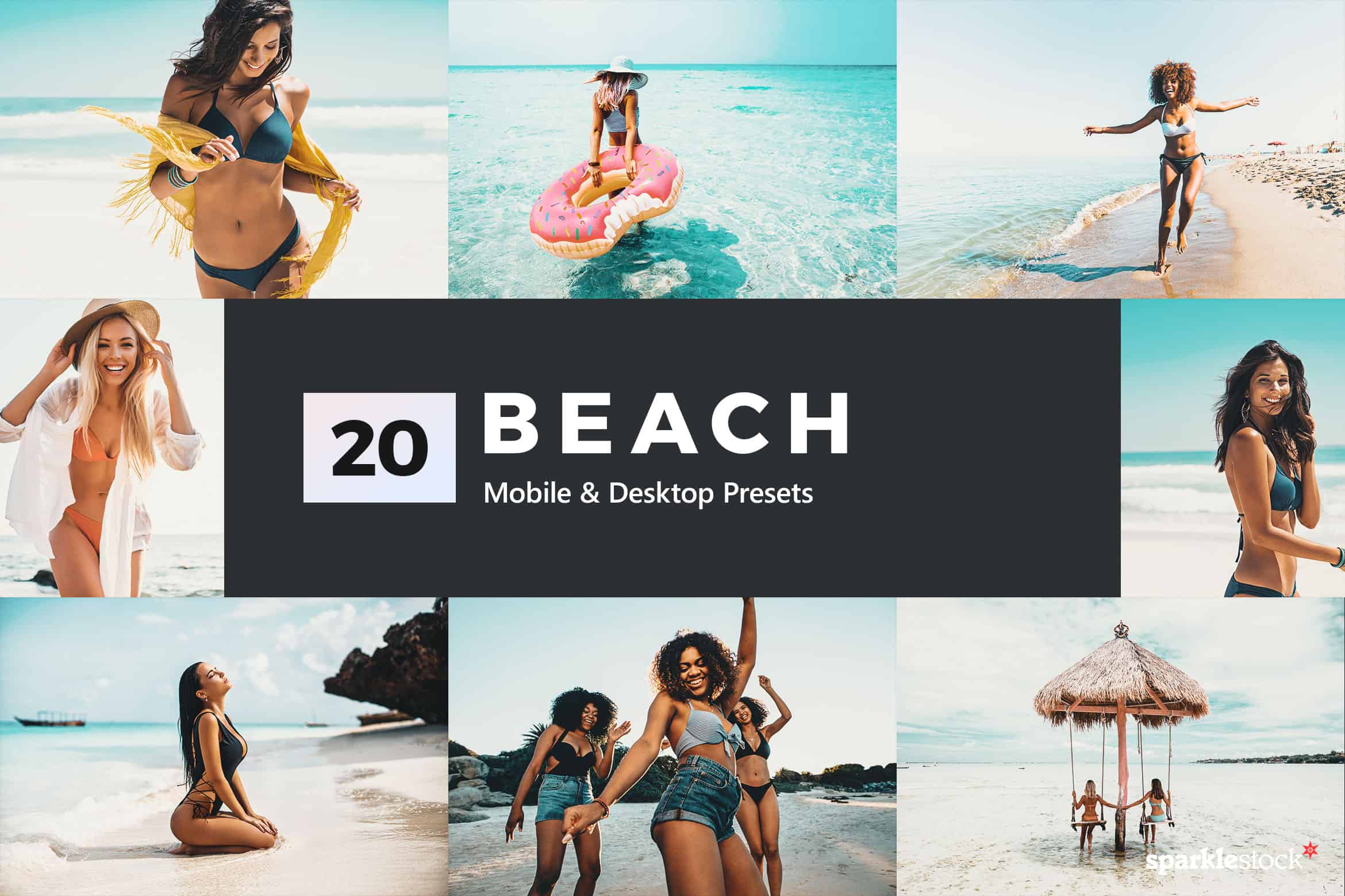 20 Beach Lightroom Presets and LUTs