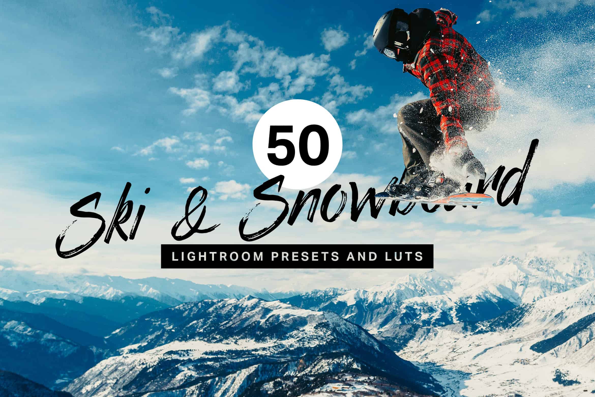 50 Ski & Snowboard Lightroom Presets and LUTs