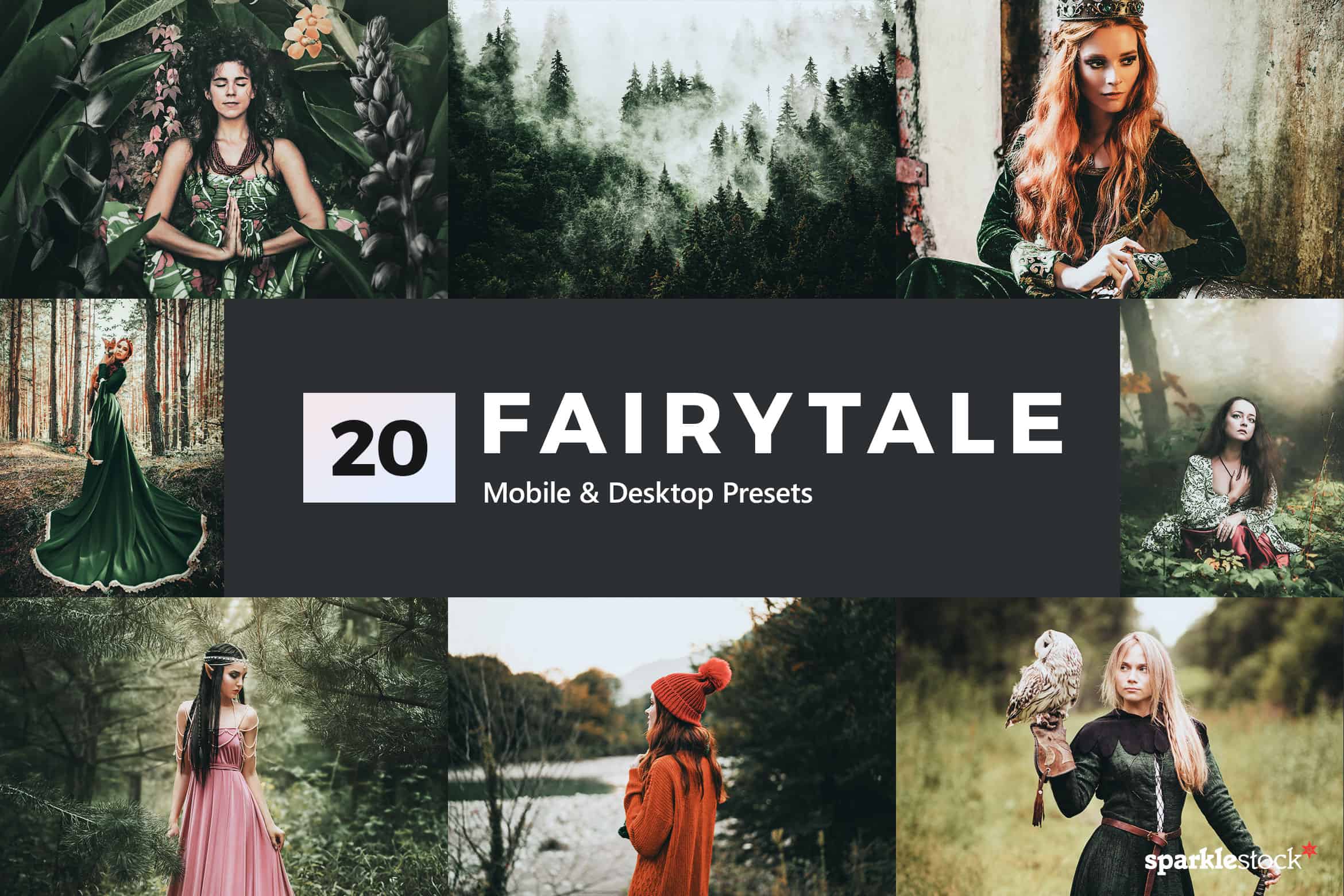 20 Fairytale Lightroom Presets and LUTs