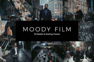 20 Moody Film Lightroom Presets and LUTs