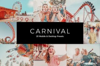 20 Carnival Lightroom Presets and LUTs
