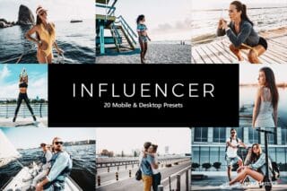 20 Influencer Lightroom Presets and LUTs