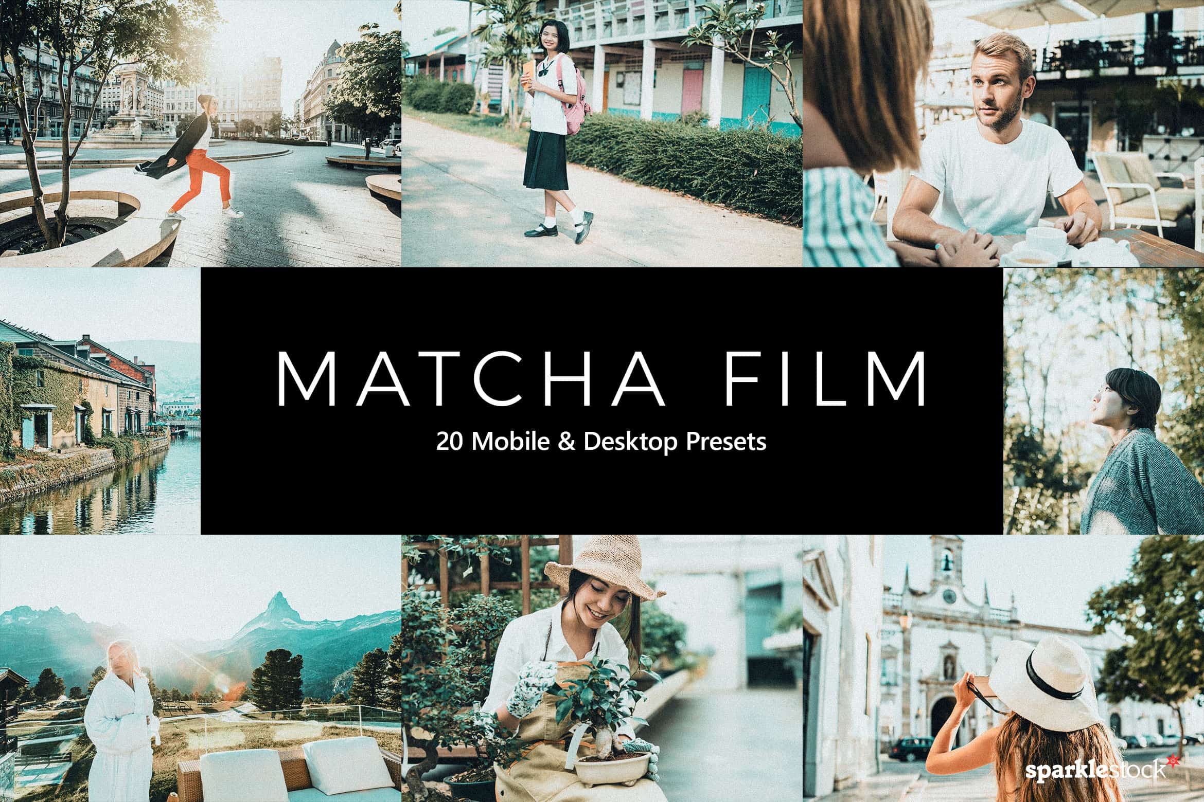 20 Matcha Film Lightroom Presets and LUTs
