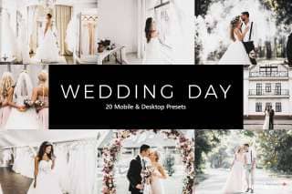 20 Wedding Day Lightroom Presets and LUTs