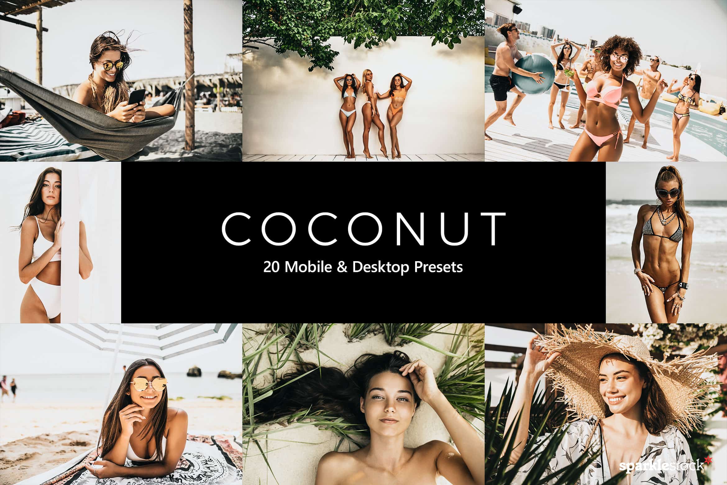 20 Coconut Lightroom Presets and LUTs