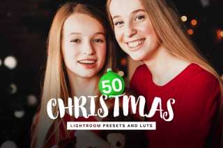 50 Christmas Lightroom Presets and LUTs