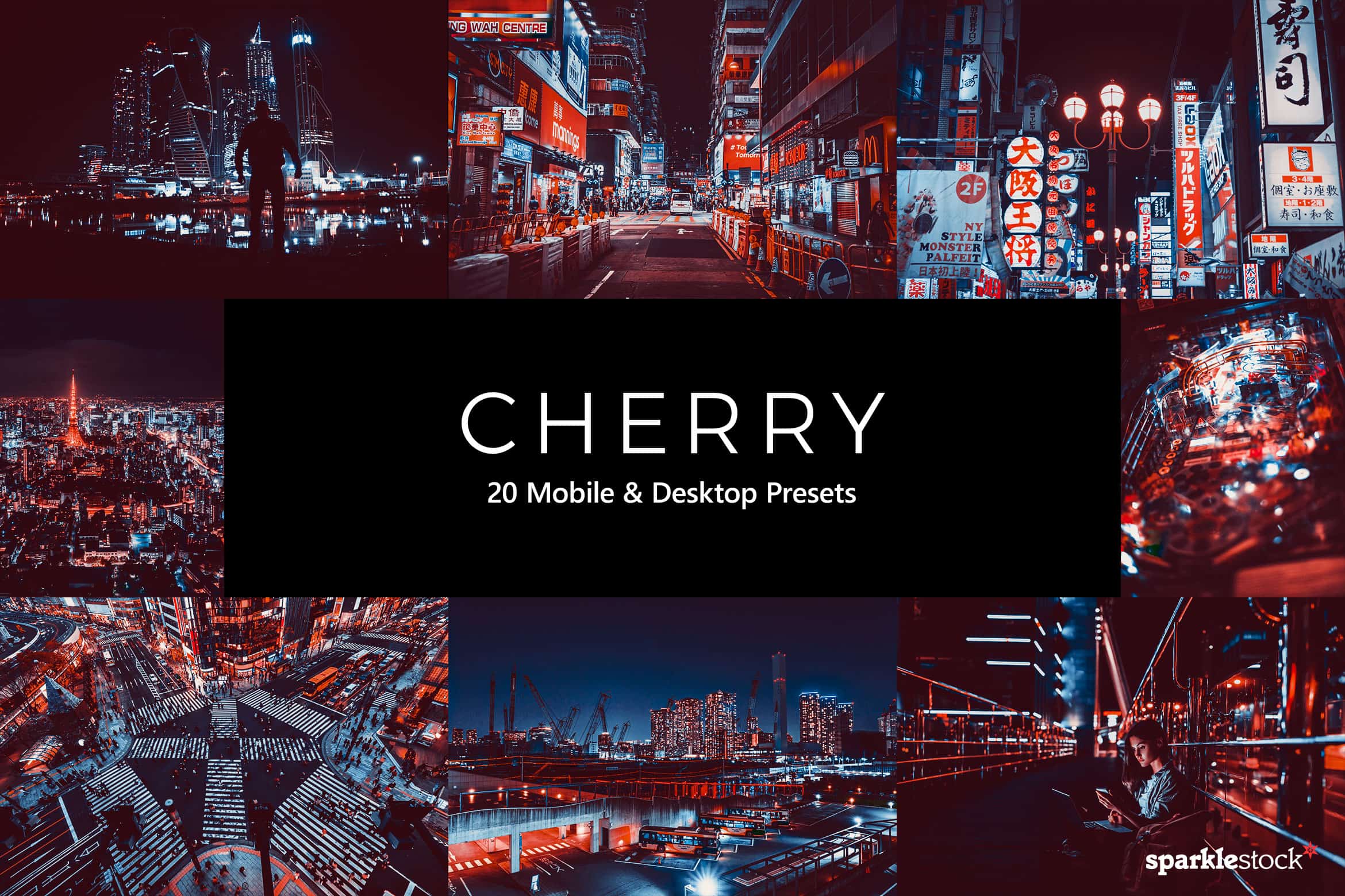 20 Cherry Lightroom Presets and LUTs