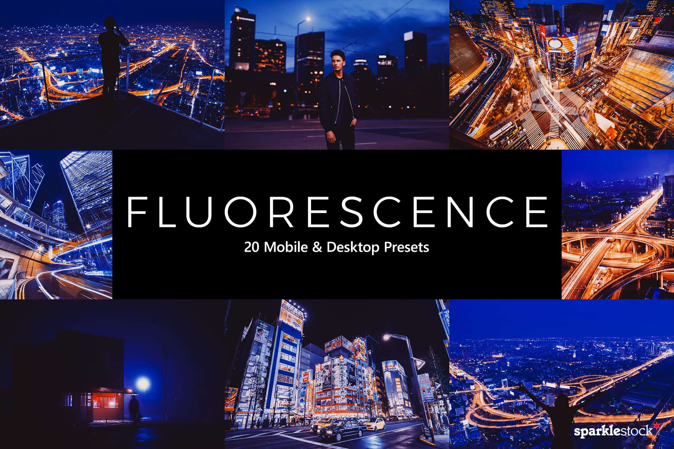 20 Fluorescence Lightroom Presets and LUTs