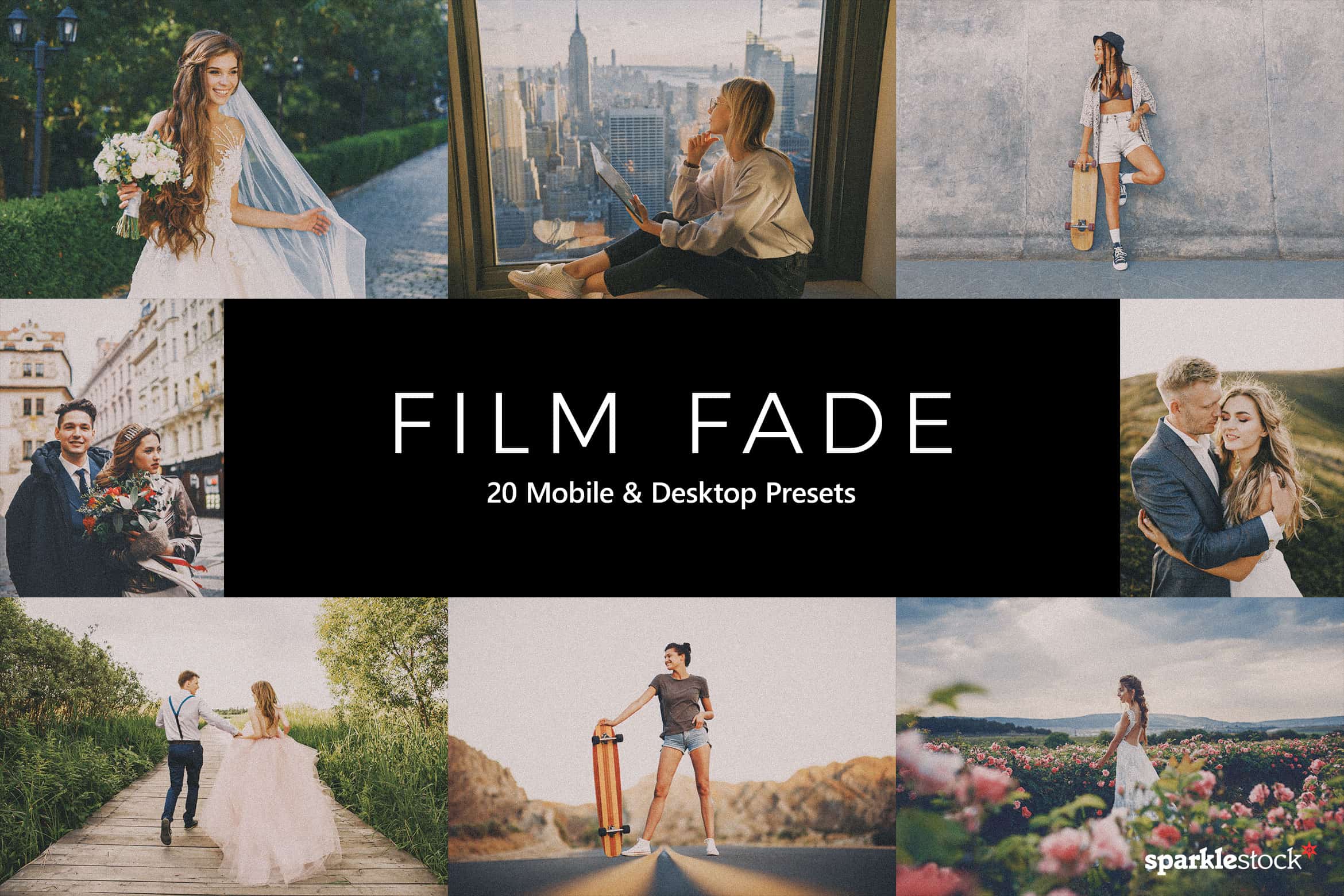 20 Film Fade Lightroom Presets and LUTs