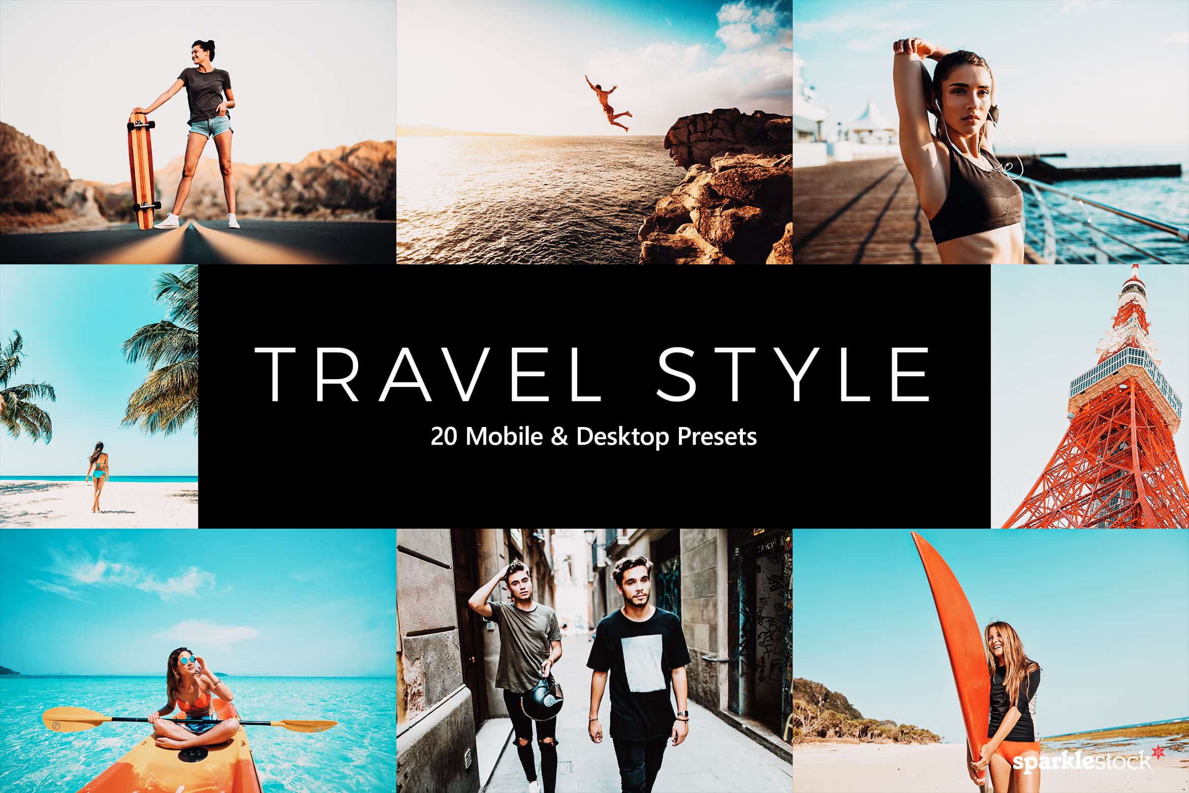 20 Travel Style Lightroom Presets and LUTs