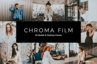 20 Chroma Film Lightroom Presets and LUTs