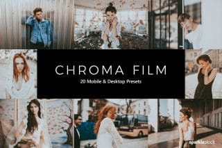 20 Chroma Film Lightroom Presets and LUTs