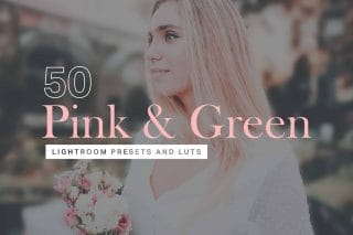 50 Pink & Green Lightroom Presets and LUTs