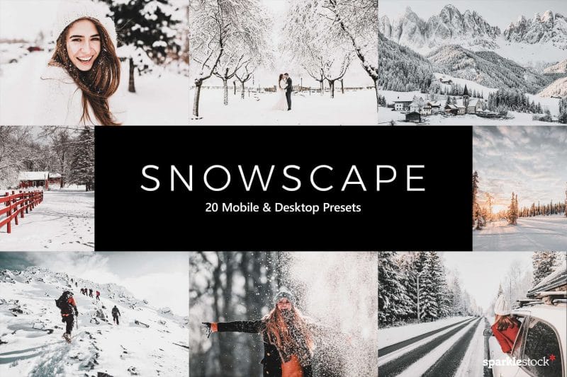 20 Snowscape Lightroom Presets and LUTs