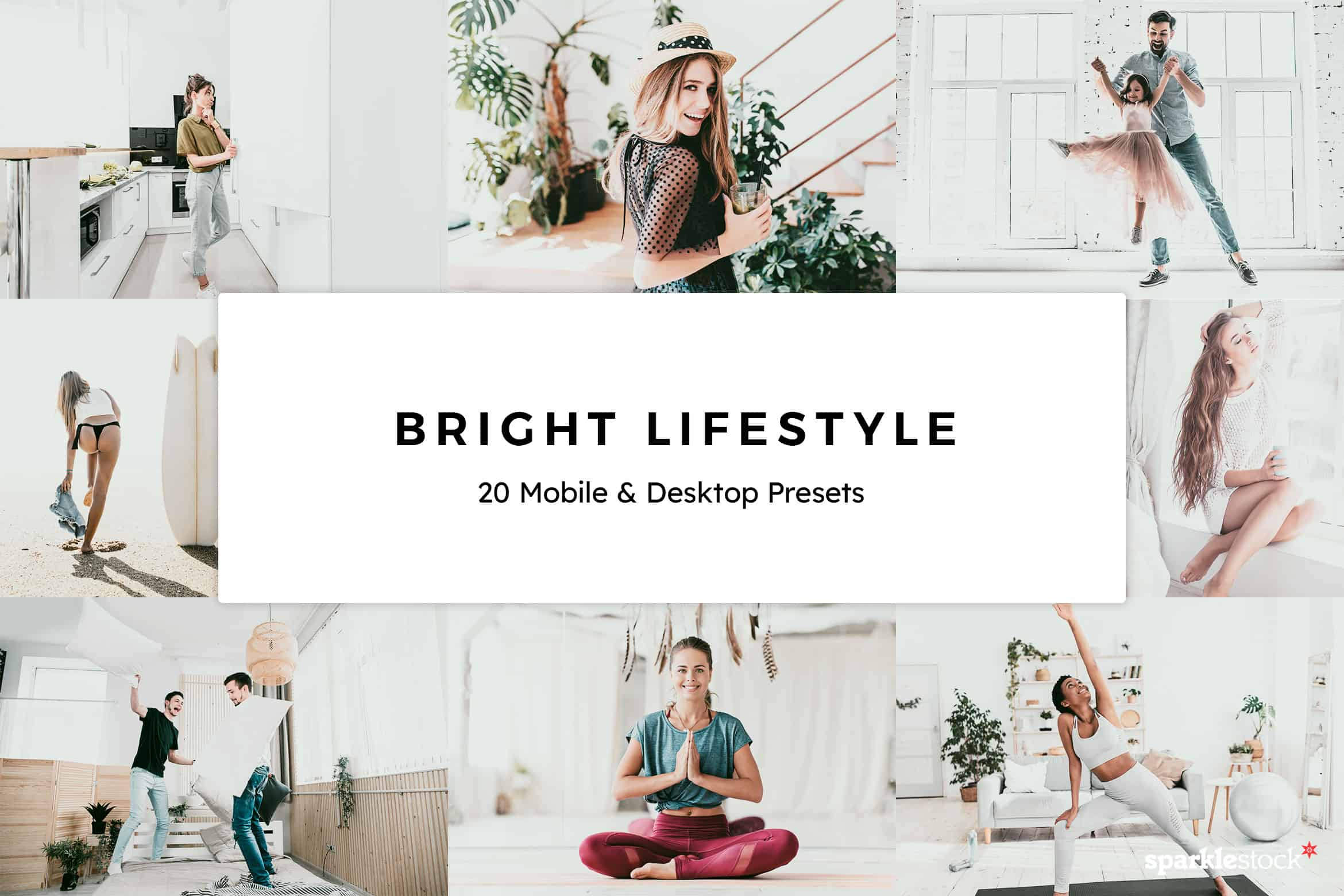 20 Bright Lifestyle Lightroom Presets and LUTs