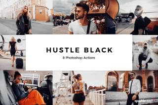 8 Hustle Black Photoshop Actions