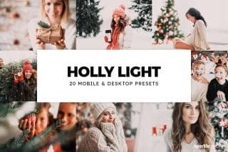 20 Holly Light Lightroom Presets and LUTs
