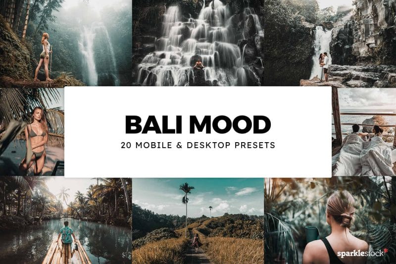 20 Bali Mood Lightroom Presets and LUTs