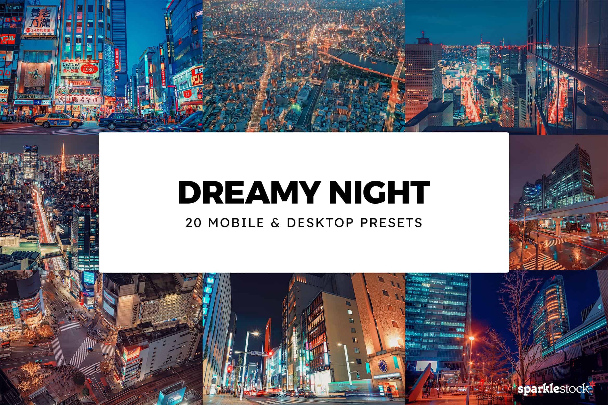 20 Dreamy Night Lightroom Presets and LUTs