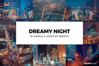 20 Dreamy Night Lightroom Presets and LUTs