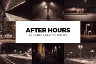 20 After Hours Lightroom Presets and LUTs