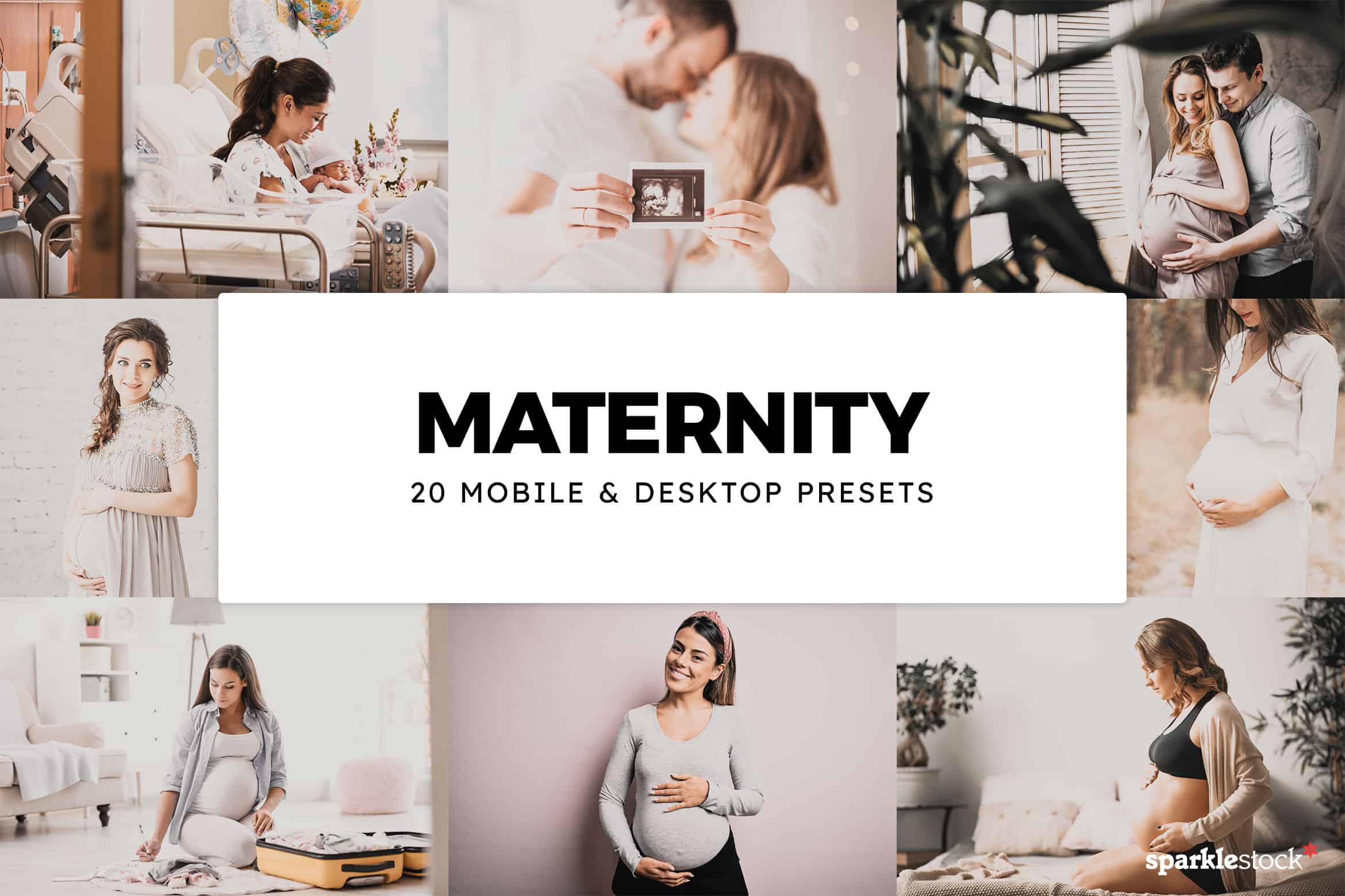 20 Maternity Lightroom Presets and LUTs