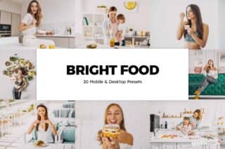 20 Bright Food Lightroom Presets and LUTs