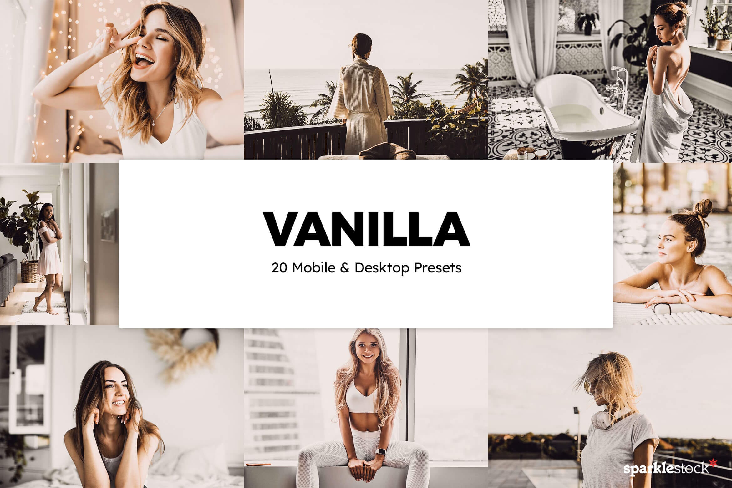 20 Vanilla Lightroom Presets and LUTs