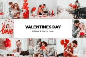 20 Valentines Day Lightroom Presets and LUTs