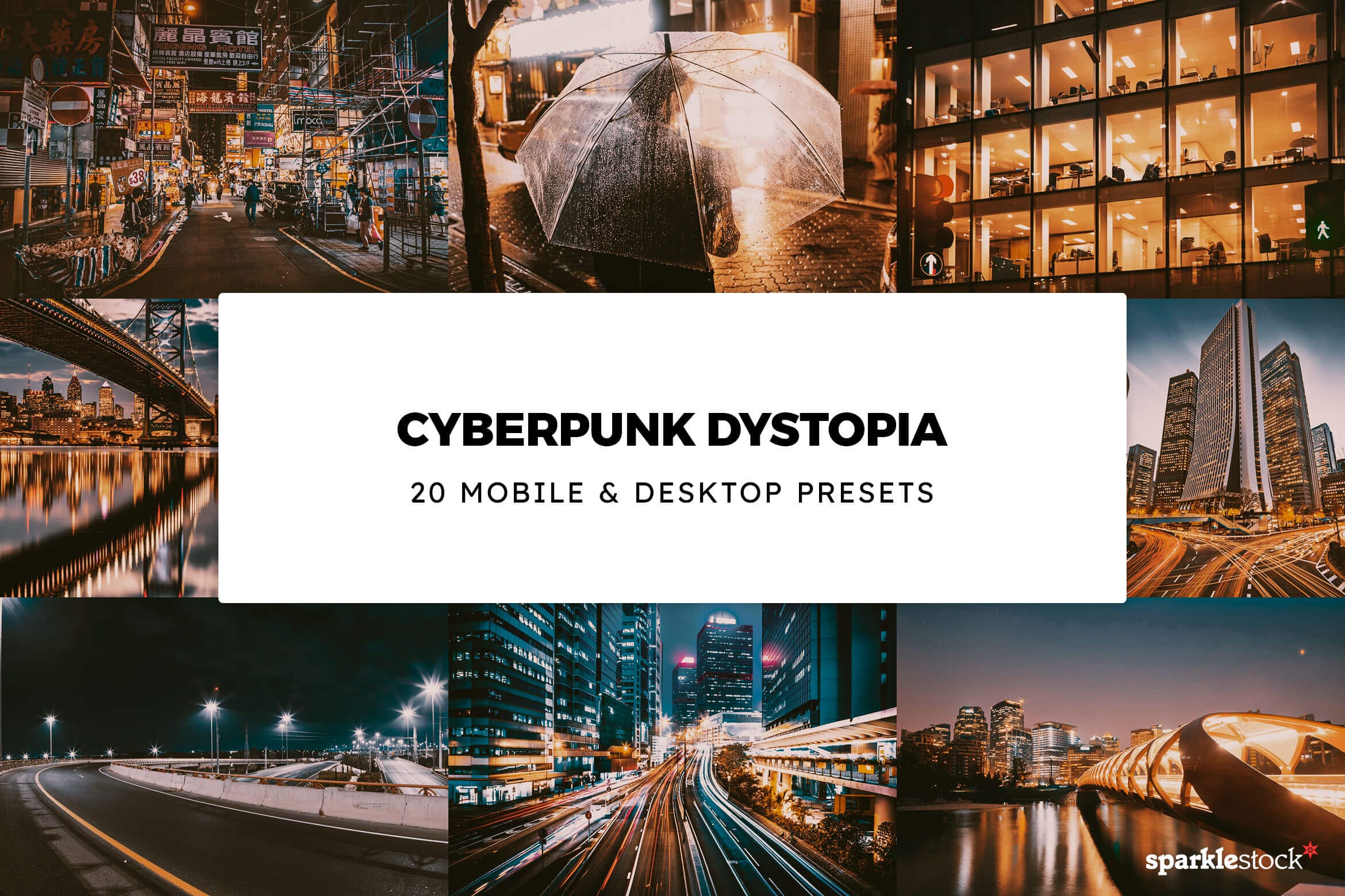 20 Cyberpunk Dystopia Lightroom Presets and LUTs