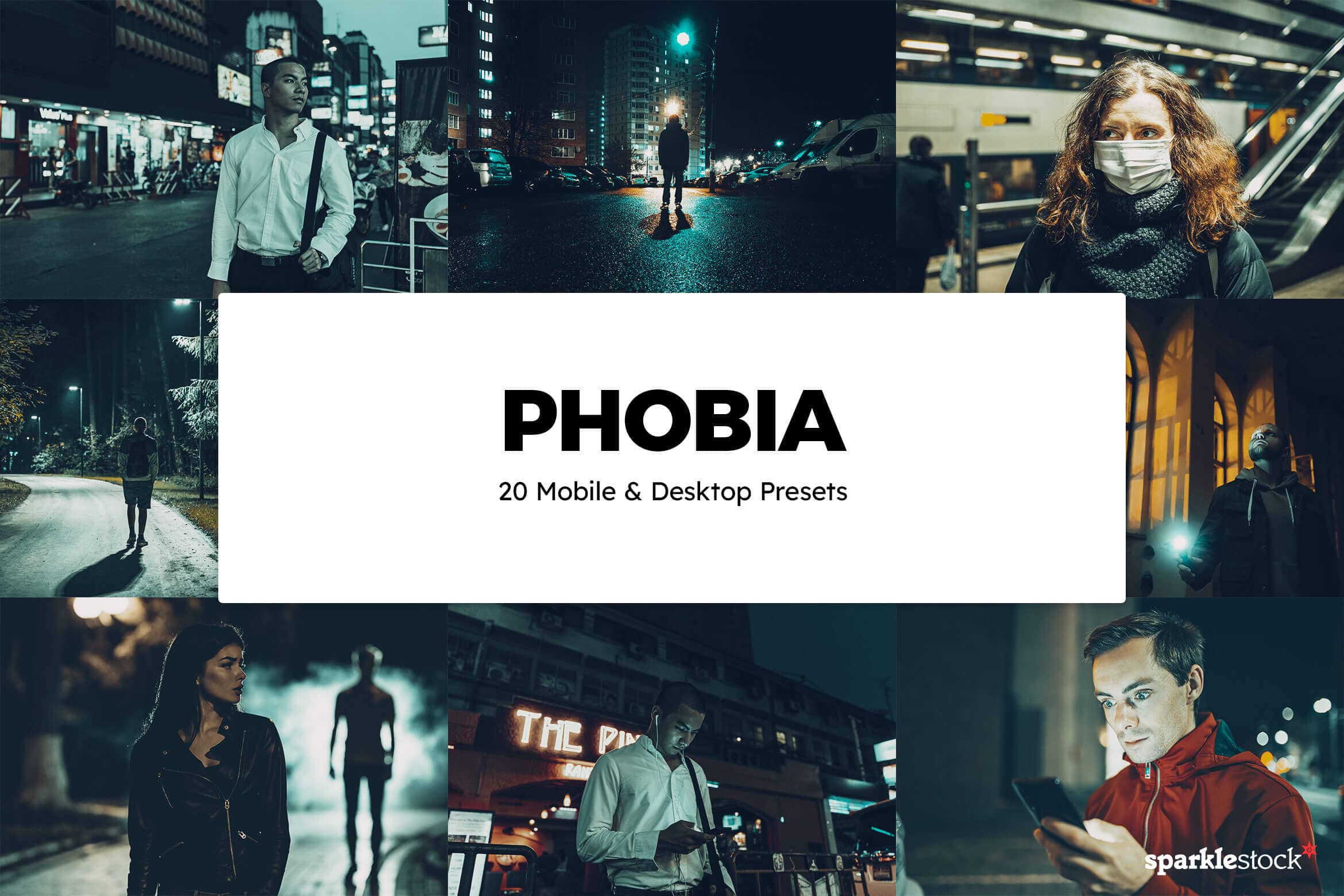 20 Phobia Lightroom Presets and LUTs