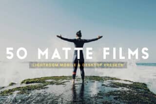 50 Matte Films Lightroom Presets and LUTs