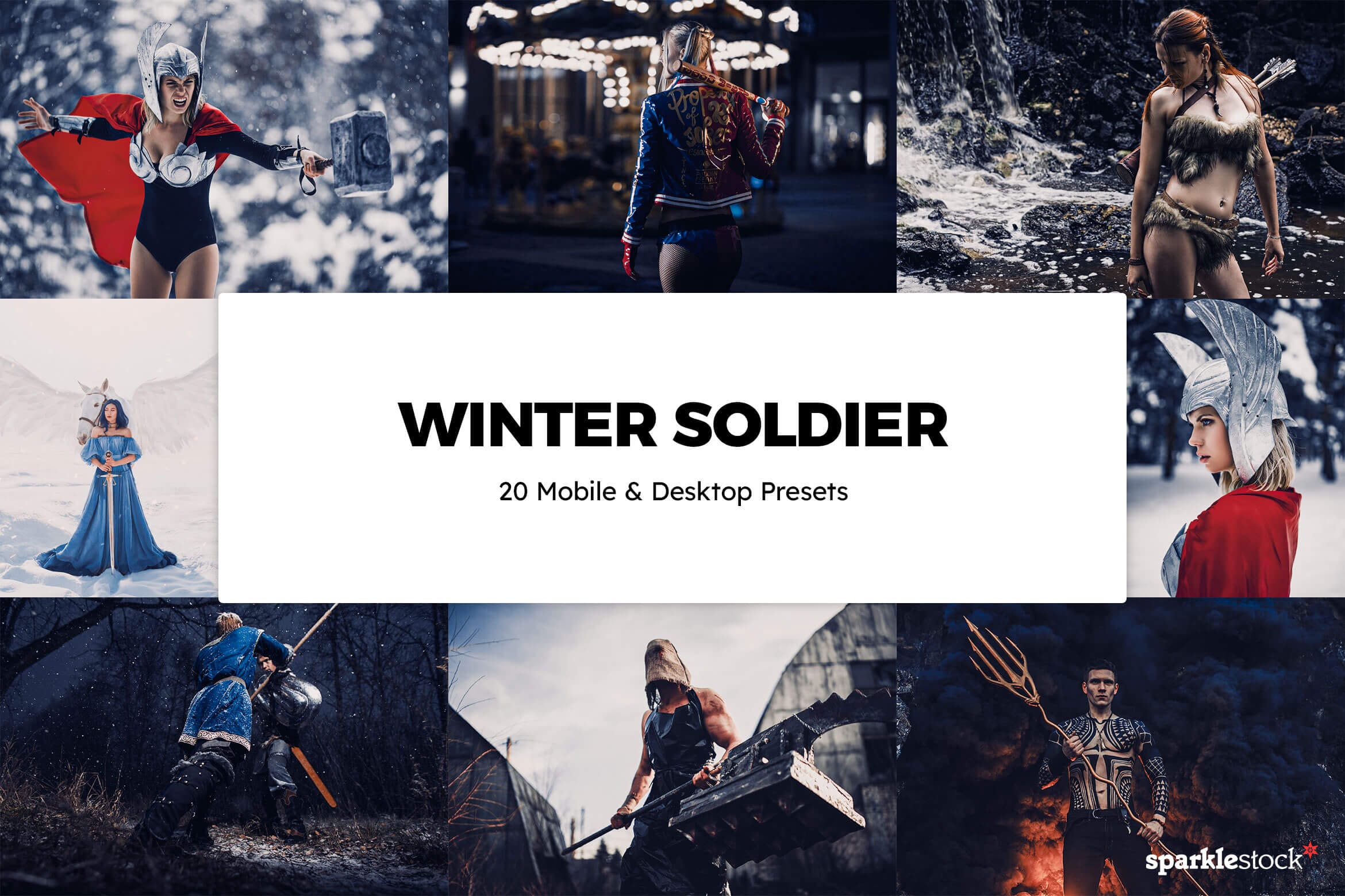 20 Winter Soldier Lightroom Presets and LUTs