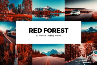 20 Red Forest Lightroom Presets and LUTs